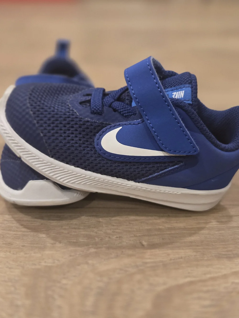 Nike Downshifter 9 TD Toddler Sneakers Blue White Size 6C 👟